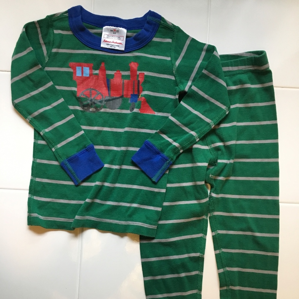 Long John Pajamas In Organic Cotton - Size 3/90cm